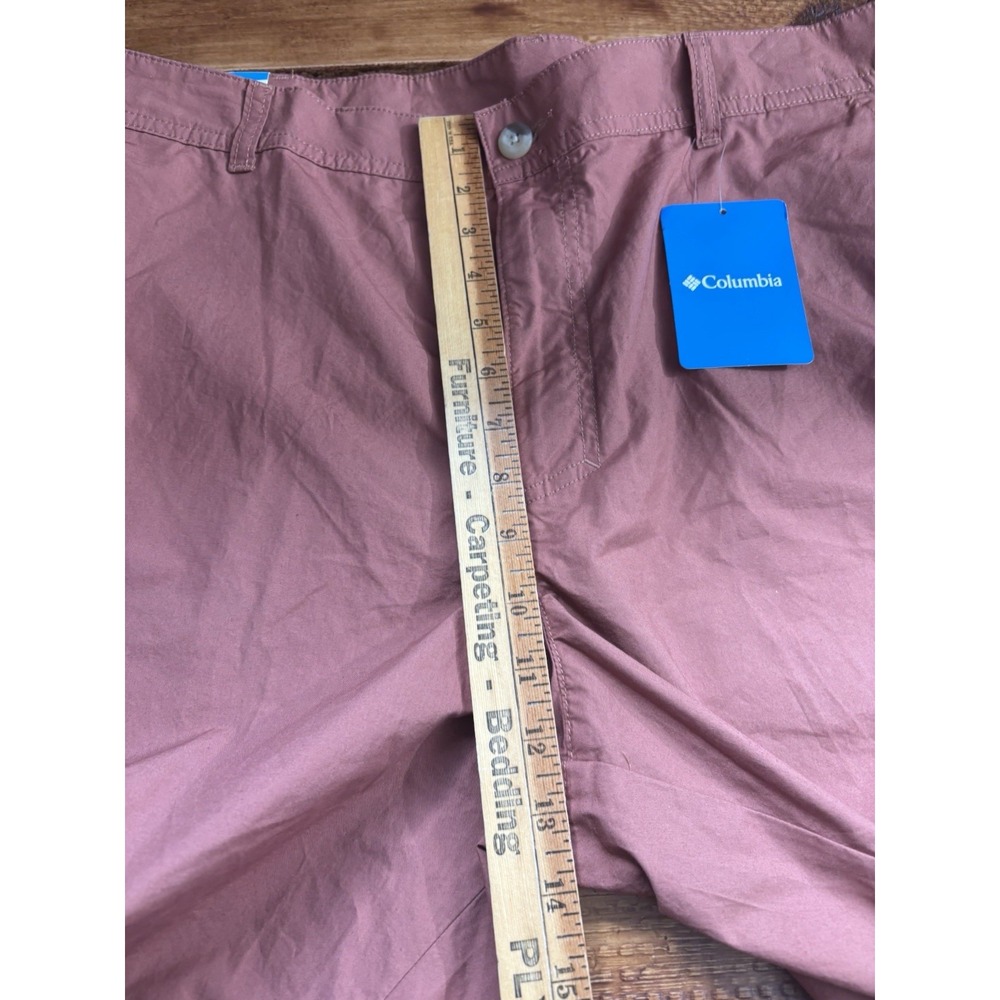 Columbia Shorts Men's 40" Clay Brown Washed Out Hiking Camping Casual 8"‎ NEW - Picture 6 of 7